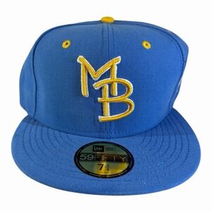 NWT Myrtle Beach Pelicans 7 3/4 New Era 59fifty Fitted Hat MiLB Minor League